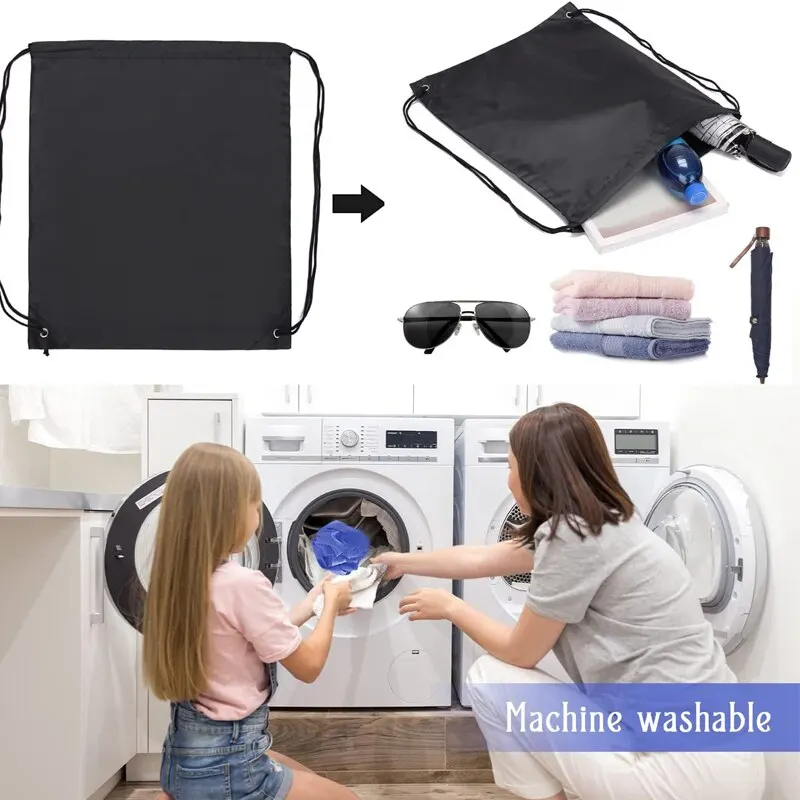 Eco Polyester Bundle Pocket Race Backpack Portable Waterproof Shopping Pack Backpacks Portable Men Women Outdoor Sports Gym Bag - Image 5